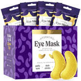 DERMORA Golden Glow under eye patches packaging for travel-ready refreshment.