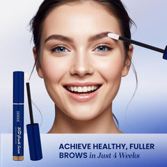 Dersie Eyebrow Growth Serum application brush closeup shows precise brow care