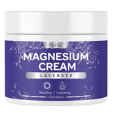 Dersie Magnesium Cream sleep bottle shows calming lavender infusion for nighttime routine.