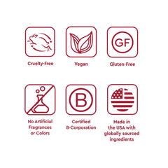 Desert Essence fragrance free conditioner label highlights paraben-free, gluten-free, cruelty-free credentials