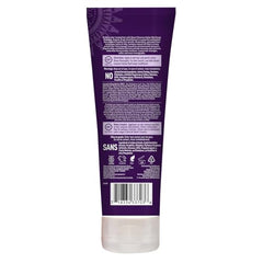 Desert Essence Italian Red Grape Shampoo foamy lather in hand showing moisturizing wash
