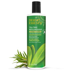 Desert Essence Tea Tree Conditioner pump-dispense for easy, mess-free daily conditioning