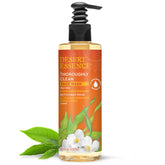 Desert Essence Thoroughly Clean Face Wash bottle shows sea kelp for gentle daily cleansing