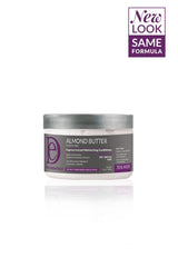Design Essentials Almond Butter Express close-up shows smooth hair finish