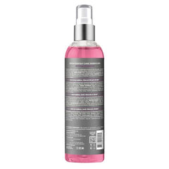 Design Essentials Bamboo & Silk HCO Leave-In application spray detangles damp hair for easier styling.