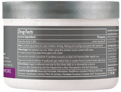 Design Essentials Peppermint & Aloe Therapeutics applying on scalp demonstrates cooling relief and even application.