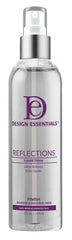 Design Essentials Reflections Liquid Shine bottle pour for luminous, weightless shine