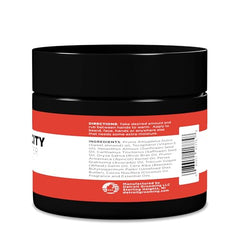 Detroit Grooming Co. beard butter jar reveals shea butter for lasting moisture.