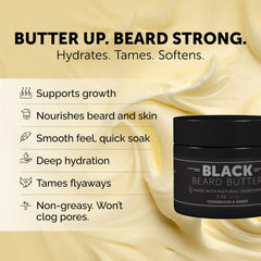 Detroit Grooming Co beard butter soft hair closeup emphasizing hydration and softness.