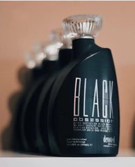 Devoted Creations Black Obsession tan shadow demonstrates natural tone balance.