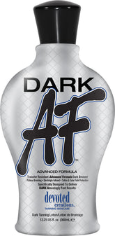 Devoted Creations Dark AF bottle pour—transfer-resistant color and quick-tint results.