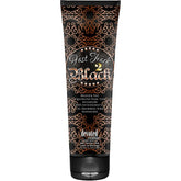Devoted Creations Fast Track 2 Black bottle front view for deeper tan potential