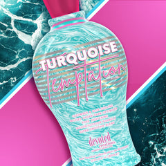Devoted Creations Turquoise Temptation outdoor scene shows a quick, even tan across skin.