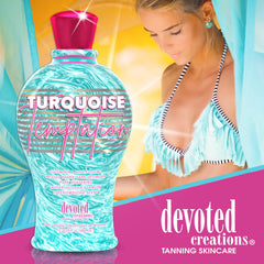 Devoted Creations Turquoise Temptation texture closeup hints creamy blend for smoother color results.