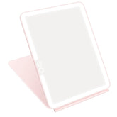 deweisn folding travel mirror with 72 LEDs offers bright makeup lighting on-the-go.