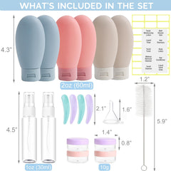 DEWSENSI travel jars 10ml for creams on trips