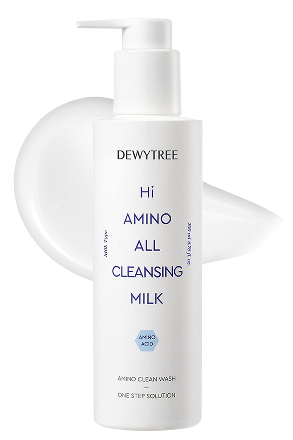 Dewytree Hi Amino All Cleansing Milk bottle with gentle, hydrating cleanse.
