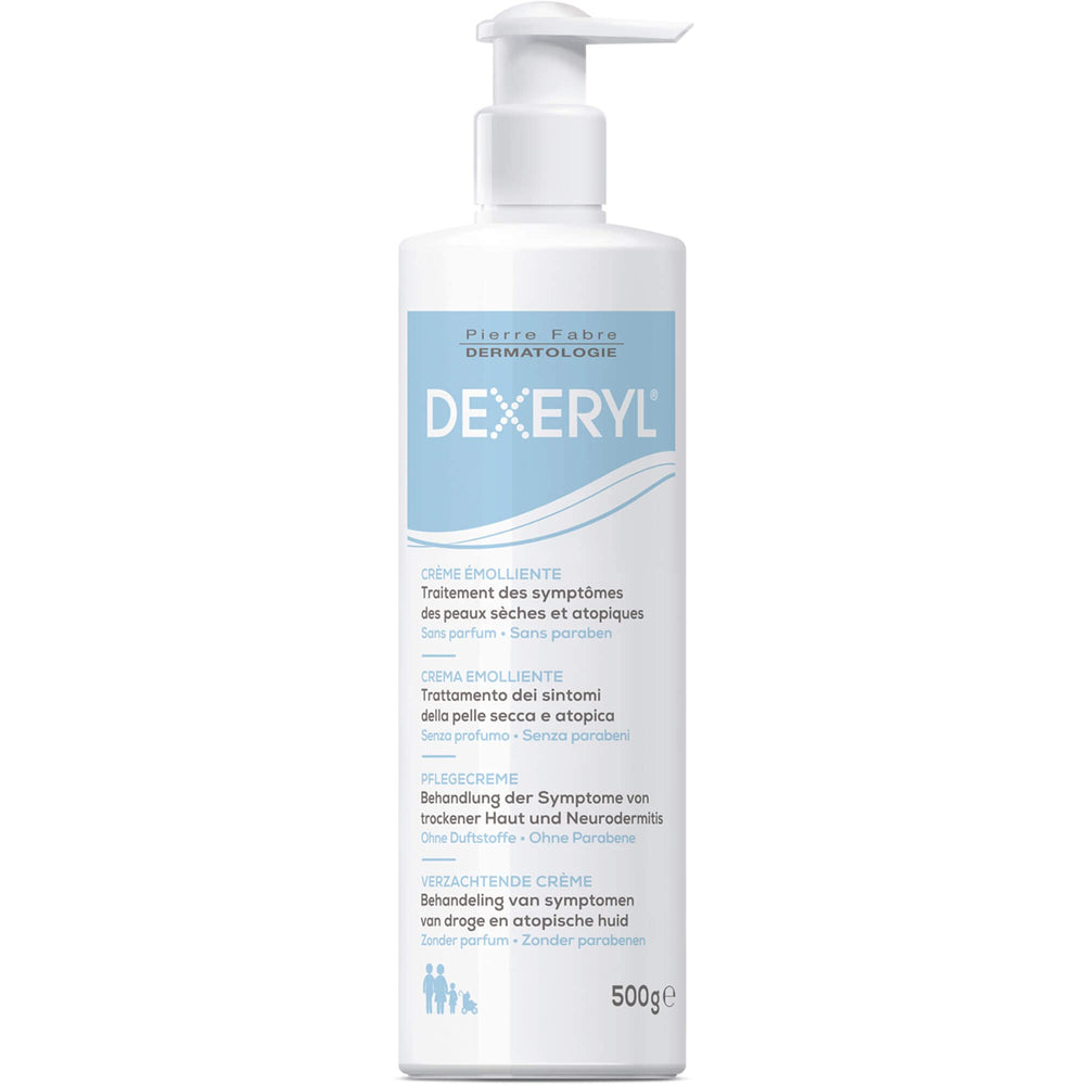 Dexeryl Creme 500g tub for daily moisturization of dry skin