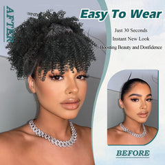 DEYNGS headband wig fiber close-up demonstrates soft, heat-resistant strands