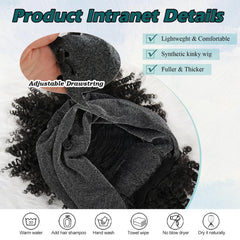DEYNGS headband wig The Puff shot highlights low-maintenance everyday wear
