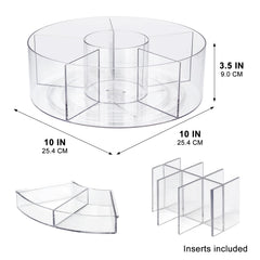 Dezzer thick transparent plastic reveals contents at a glance for quick picks.