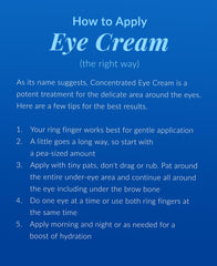 DHC Concentrated Eye Cream dispense tip for precise application around eyes