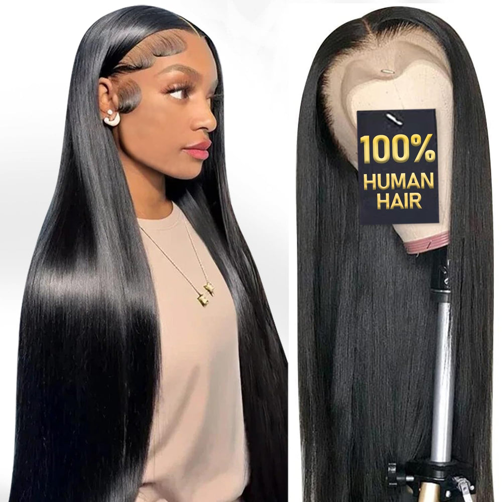 Dheridy 13x6 HD lace wig close-up shows natural hairline for seamless part.