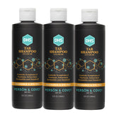 DHS Coal Tar Shampoo bottle unscented formula for sensitive scalps and itch relief.