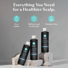 DHS T Gel Shampoo ideal for application ensuring even scalp coverage and itch relief