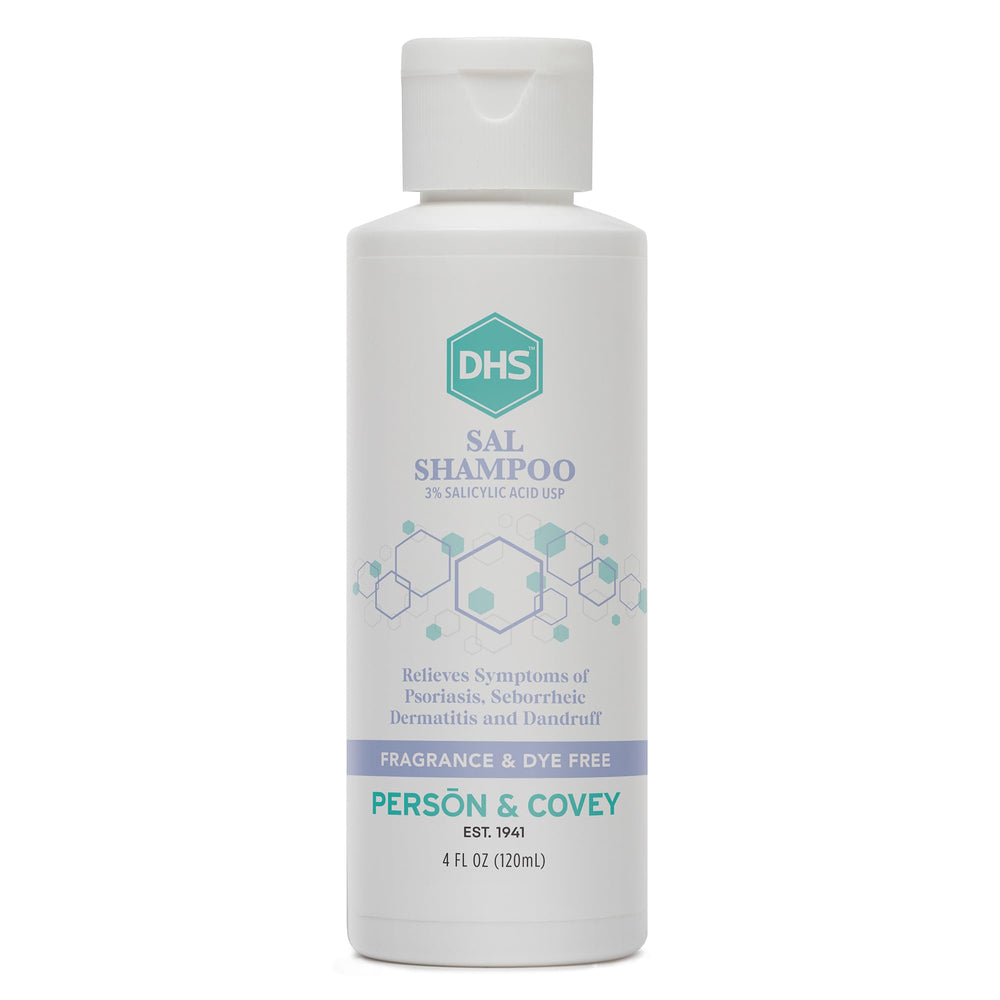 DHS SAL Shampoo bottle front view showing medicated formulation for scalp care