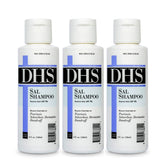 DHS SAL Shampoo bottle front view suggesting soothing scalp relief