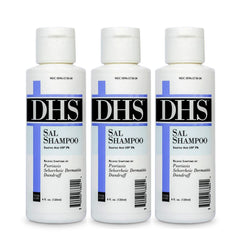 DHS SAL Shampoo bottle front view suggesting soothing scalp relief