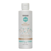 DHS Zinc Shampoo bottle shown for easy dandruff relief and daily scalp care.