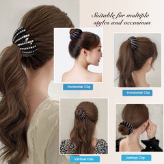 DI QIU REN bird nest clip blue gradient for daily versatile styling.