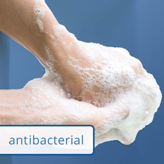 Dial Antibacterial Deodorant Bar Soap clean-rinse-technology close-up shows deep-clean feel.