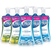 Dial Complete Spring Water foaming hand soap pump shows refreshing antibacterial cleansing