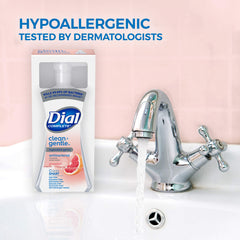 Dial hand-wash foam close-up demonstrates rich, gentle lather for frequent use