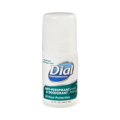 Dial Lagasse antiperspirant roll-on bottle front shows all-day odor protection.