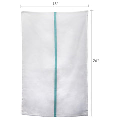 Diane barber towels 15x26-inch size laid flat for full-coverage tasks.