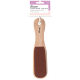 Diane foot file with wood handle coarse side removes dry calluses for smoother feet