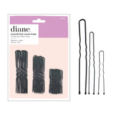 Diane hair pins bulk pack showing 100 assorted pins for versatile styling and secure hold.
