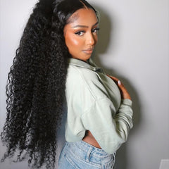 Dianthe wet and wavy look on model, versatile style