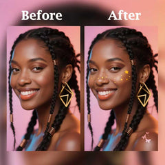 Diesetsr Glitter Patches butterfly design adds whimsical sparkle to rave looks.