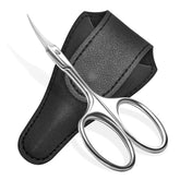Diesisa curved cuticle scissors blade close-up for ultra-precise trimming