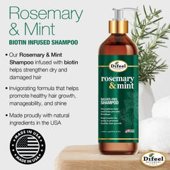 Minty lather close-up from Difeel rosemary-mint shampoo.