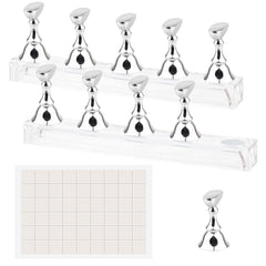 Difenni nail stand silver packaging image showing a complete DIY nail practice kit.
