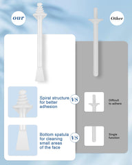 Difenni nostril wax application focus shows gentle hair removal options.