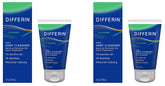 Differin Acne Face Wash bottle with 5% benzoyl peroxide for deep cleansing and oil control.