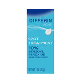 Differin Acne Spot Treatment bottle close-up, showcasing the maximum-strength formula for clear skin