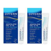 Differin acne treatment gel tube 45g ready for daily use to help clear breakouts.